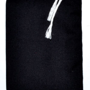 Black Cotton Bag 3" x 4"