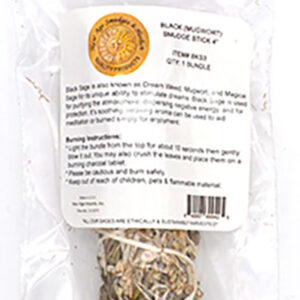 Black Sage smudge stick 4"