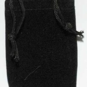 Black Velveteen Bag
