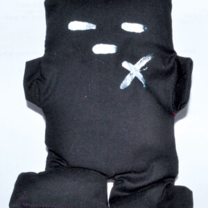 Black Voodoo Doll 5"