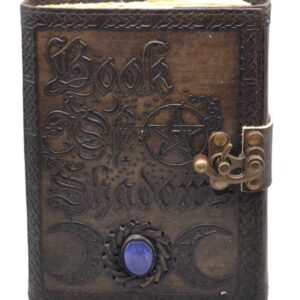 Book of Shadows aged looking paper leather w/ latch