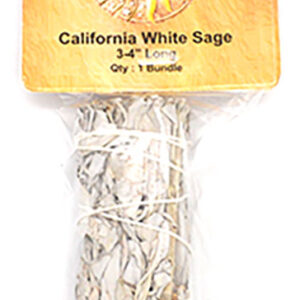 California White Sage smudge stick 3-4"