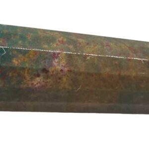 Double Terminated Bloodstone Point 2" 16 faceted