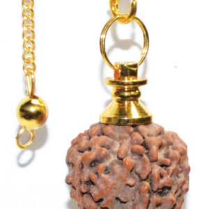 Gold Rudraksha pendulum