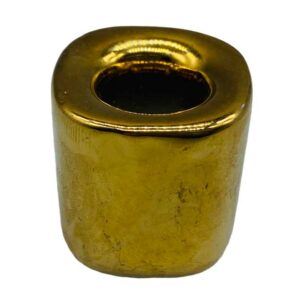 Gold ceramic holder