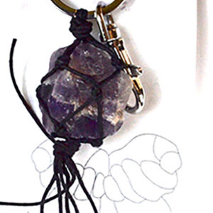 Healing/ Amethyst keychain