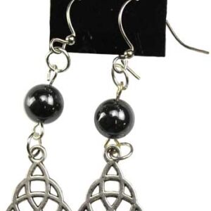 Hematite Triquetra earrings