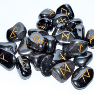 Hematite rune set
