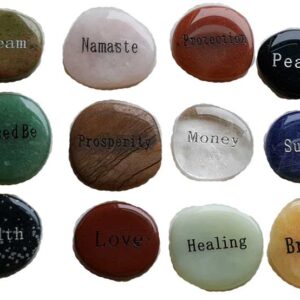 Inspirational Word worry stone (various words)