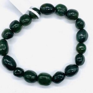 Jade, Nephrite nugget bracelet