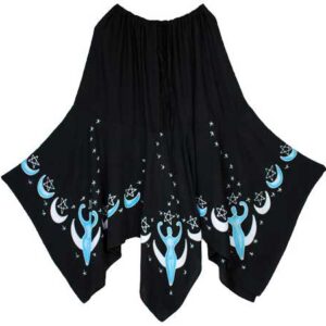 Moon Goddess Long Skirt black