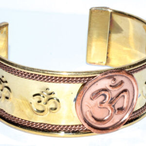 Om copper bracelet
