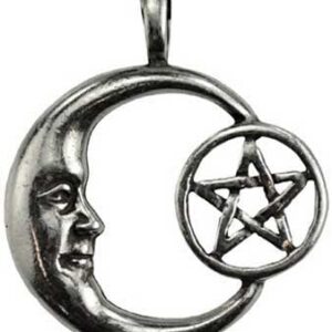 Pentacle Moon Celestial amulet