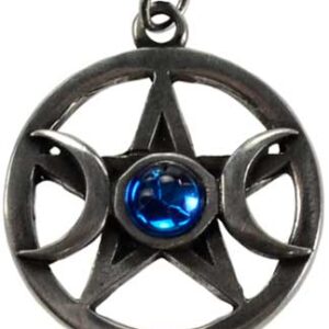 Pentagram & Moons pewter