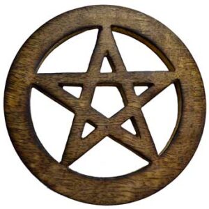 Pentagram altar tile 4"