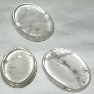 Quartz worry stone