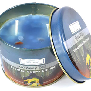 Quita Mal (Go Away Evil) quartz tin candle