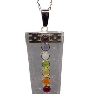 Selenite Chakra necklace