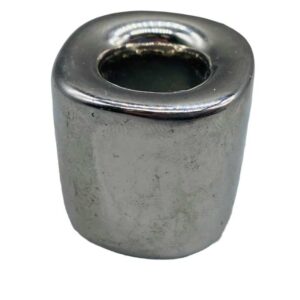 Silver ceramic holder