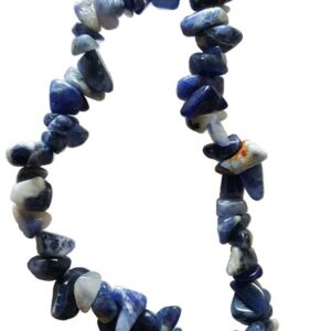 Sodalite chip bracelet