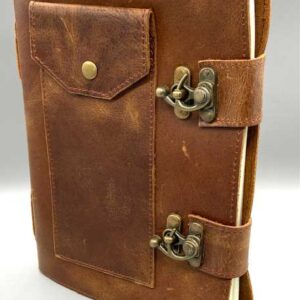 Soft leather w/ Double latch