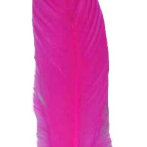 (set of 10) Pink feather 12"