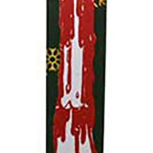 (set of 2) Red Drip candles
