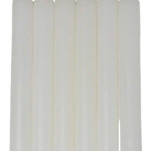 (set of 6) White 6" household candle