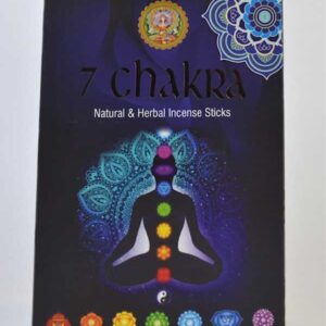 (set of 7) 15gms 7 Chakra incense stick