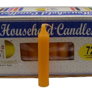 (set of 72) Orange 4" household candles