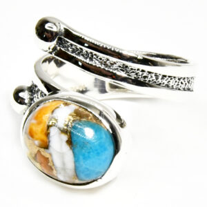 size 6 Turquoise Spiney Oyster ring
