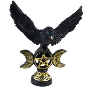 7 1/4" Flying Crow on Pentagram