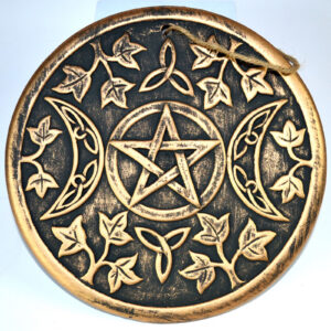 7 3/4" Triple Moon wall plaque