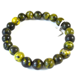 8mm Green Serpentine bracelet