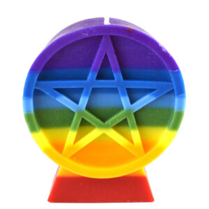 Charka Pentacle candle