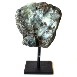 Emerald on black stand