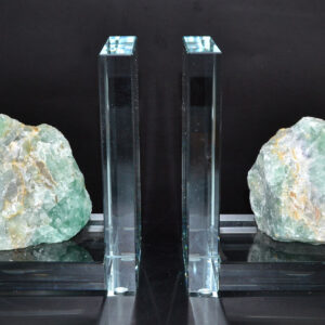 (set of 2) Fluorite book ends