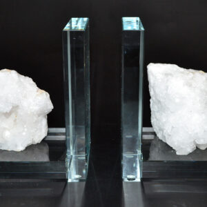 (set of 2) Quartz book ends
