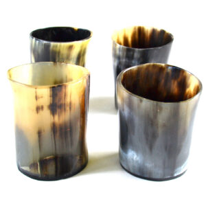 (set of 4) Bone shot glass