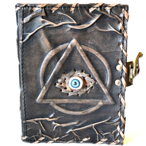 5" x 7" Circle, Triangle & Eye leather w/ latch