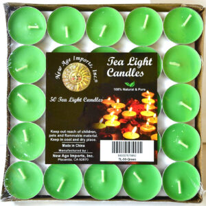 (set of 50) 2 hour Green Tea Light